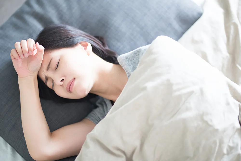 眠れない女性