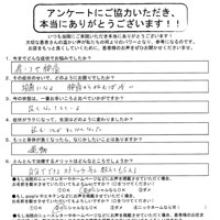 ぎっくり腰の患者様のアンケート