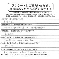 肩こりの患者様のアンケート20