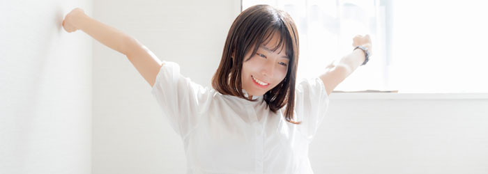 あれ…？肩がもう…楽になってる！