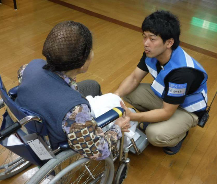 施術の様子