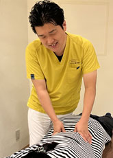 施術の様子