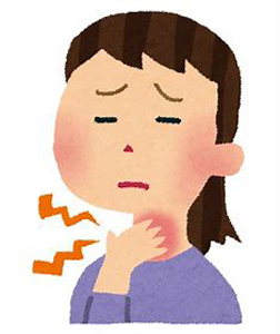 喉の痛み