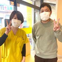 ぎっくり腰の患者様の写真6