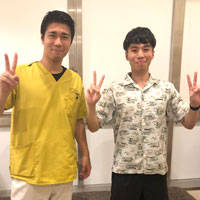 鍼灸治療の患者様の写真