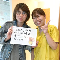鍼灸治療の患者様の写真