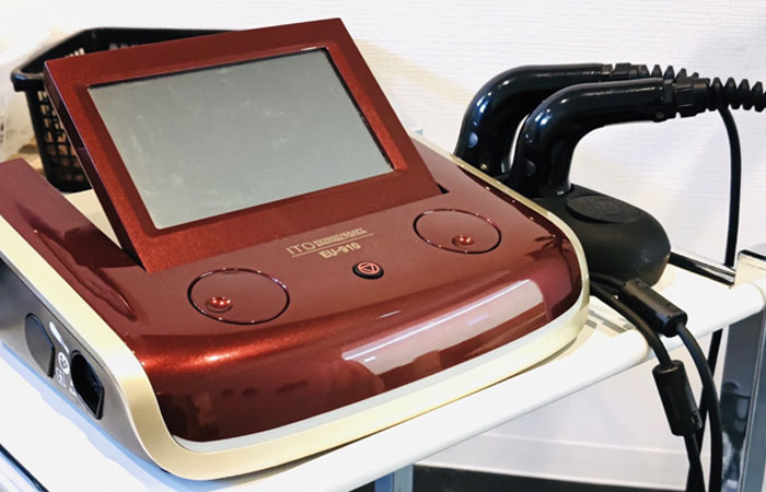 最新器機により神経のエラーを正常化