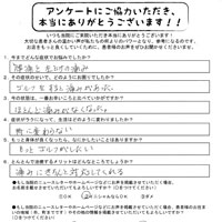 変形性膝関節症の患者様のアンケート20