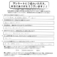 変形性膝関節症の患者様のアンケート25