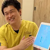 施術後の説明の様子