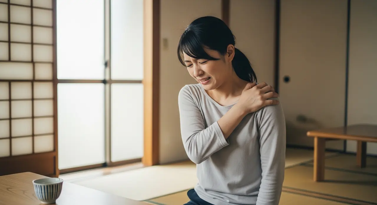 肩の痛みの施術を行うとんとん整骨院