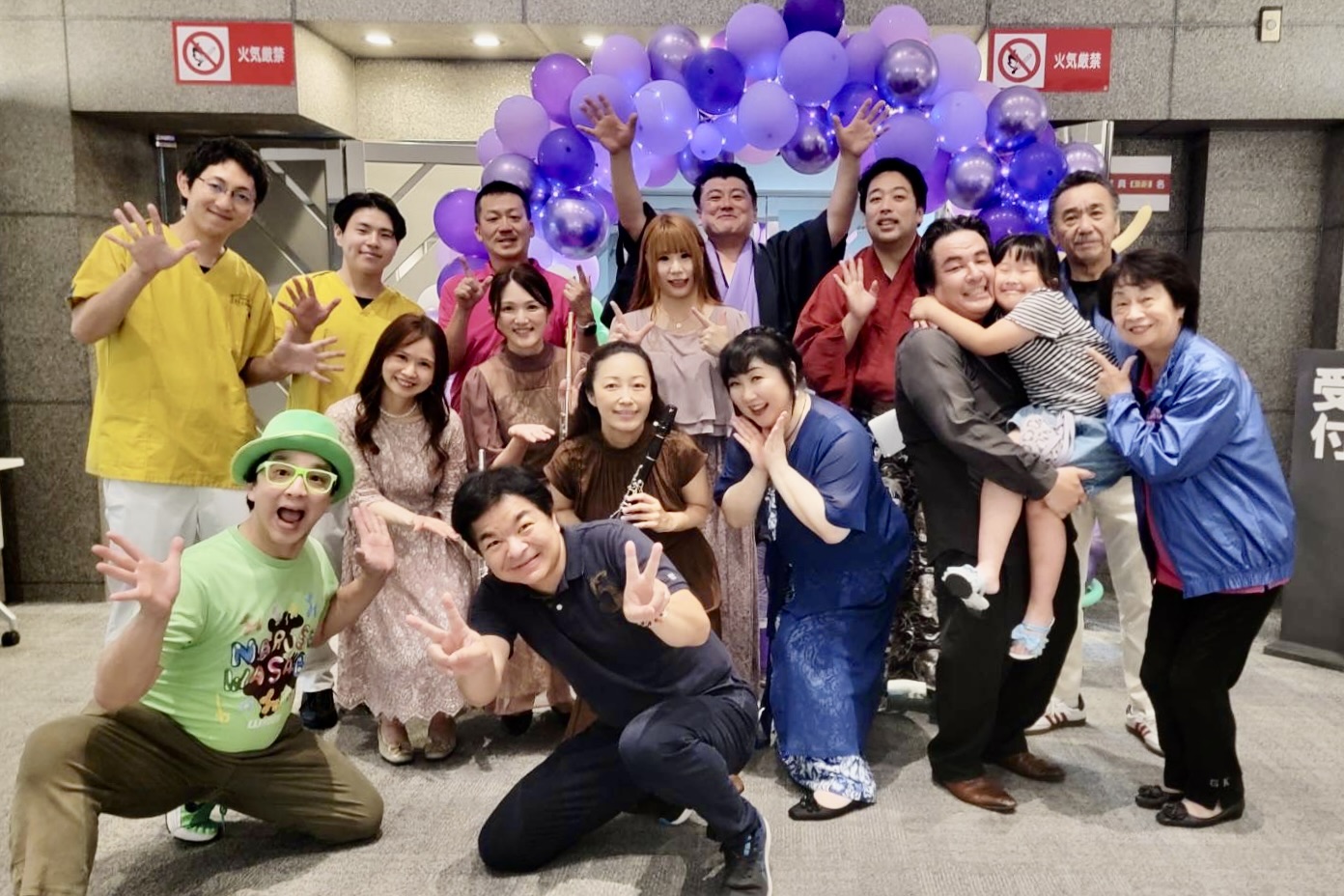 はなふぇすvol.2の出演者・スタッフの集合写真
