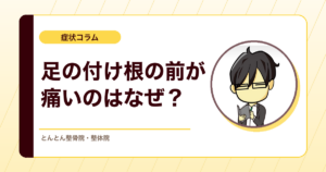 足の付け根の前が痛いのはなぜ？股関節の前側の痛みと大腿直筋の考え方