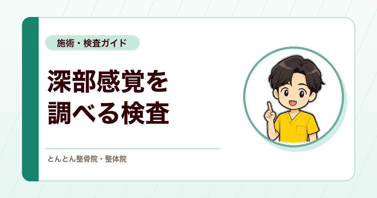 深部感覚を調べる検査。振動覚（音叉）と母指探し試験のやり方と見方