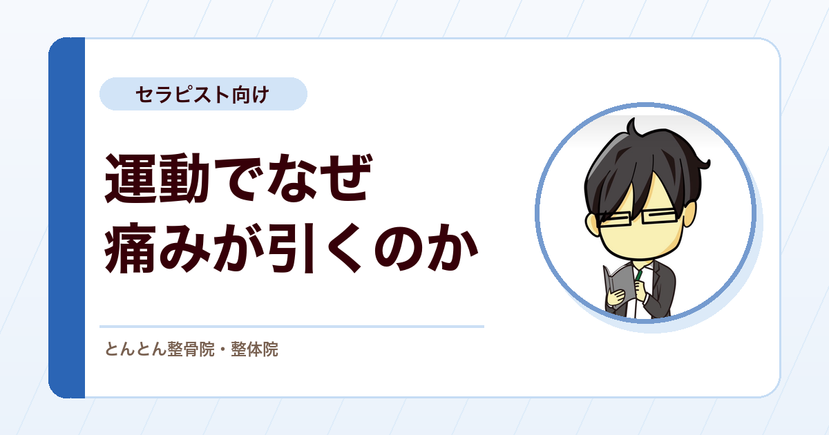 運動でなぜ痛みが引くのか。EIH（運動誘発性鎮痛）を末梢から中枢まで5つの機序で読む