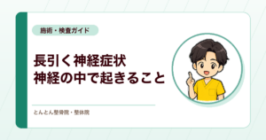 長引く神経症状で、神経の中に何が起きているのか。浮腫・神経内圧・線維化と周りとのすべり
