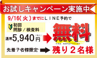 お試しキャンペーン